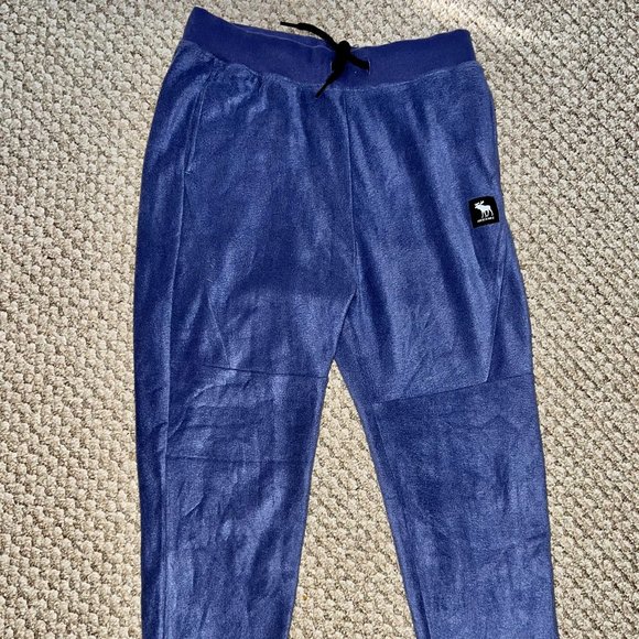 Abercrombie Kids lightweight jogger pants blue size 9/10 - Picture 1 of 2